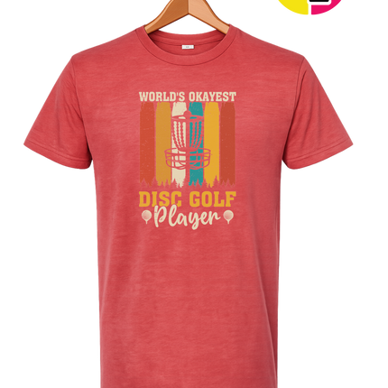 World's Okayest Disc Golfer Tee