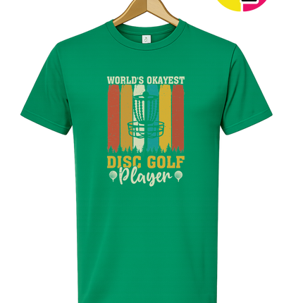 World's Okayest Disc Golfer Tee