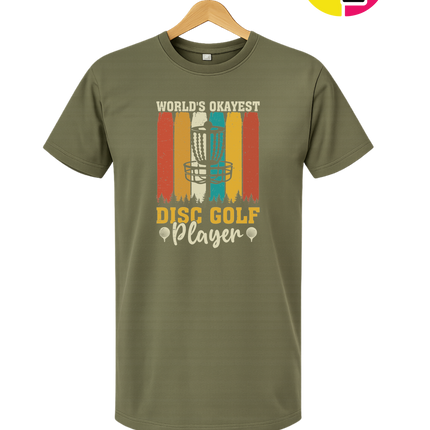 World's Okayest Disc Golfer Tee
