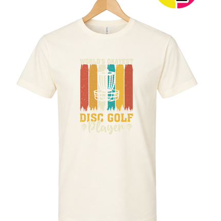 World's Okayest Disc Golfer Tee