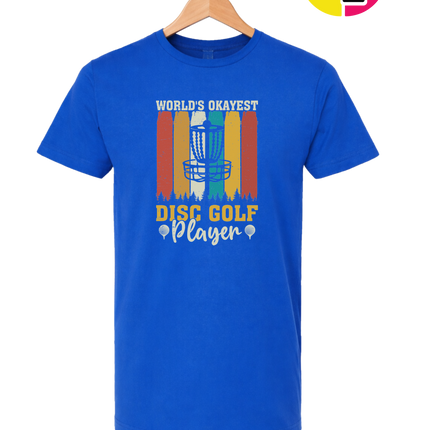 World's Okayest Disc Golfer Tee