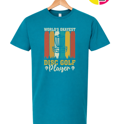 World's Okayest Disc Golfer Tee