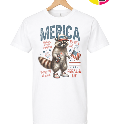Feral Freedom Raccoon Tee
