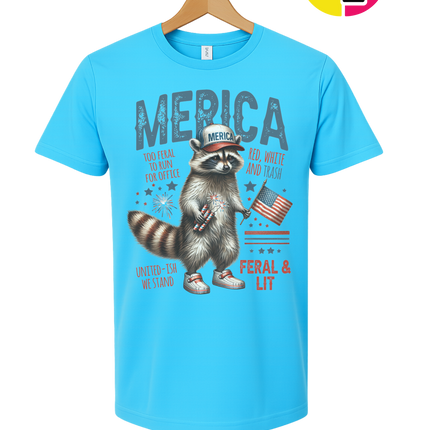 Feral Freedom Raccoon Tee