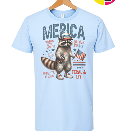 Feral Freedom Raccoon Tee