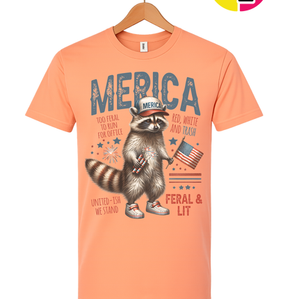 Feral Freedom Raccoon Tee