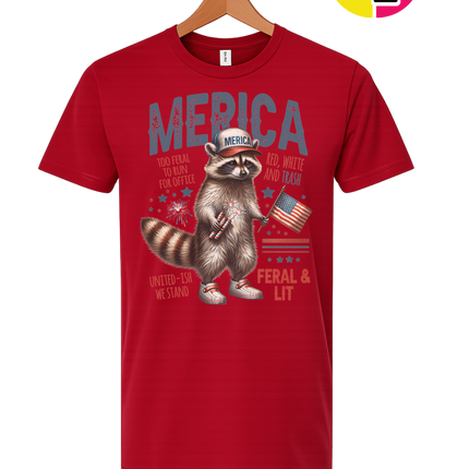 Feral Freedom Raccoon Tee