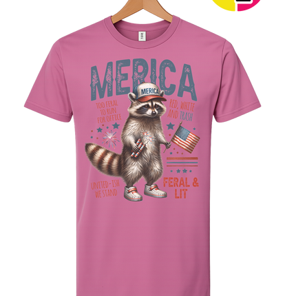 Feral Freedom Raccoon Tee