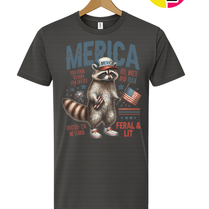 Feral Freedom Raccoon Tee