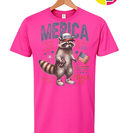 Feral Freedom Raccoon Tee