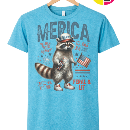 Feral Freedom Raccoon Tee
