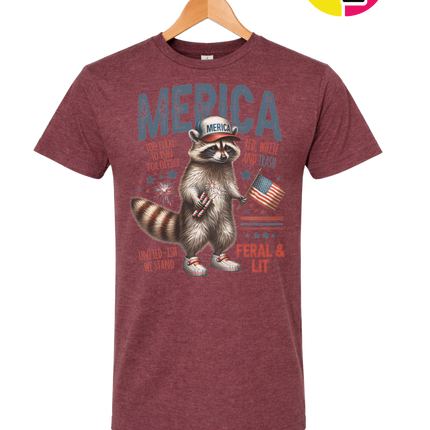 Feral Freedom Raccoon Tee