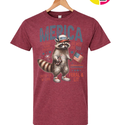 Feral Freedom Raccoon Tee