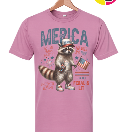 Feral Freedom Raccoon Tee