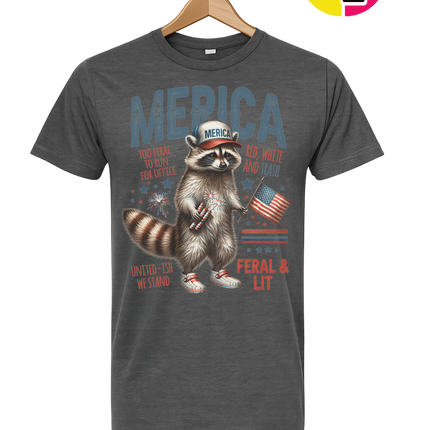 Feral Freedom Raccoon Tee