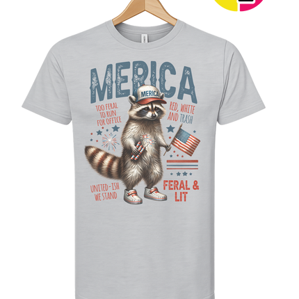 Feral Freedom Raccoon Tee