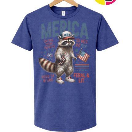 Feral Freedom Raccoon Tee