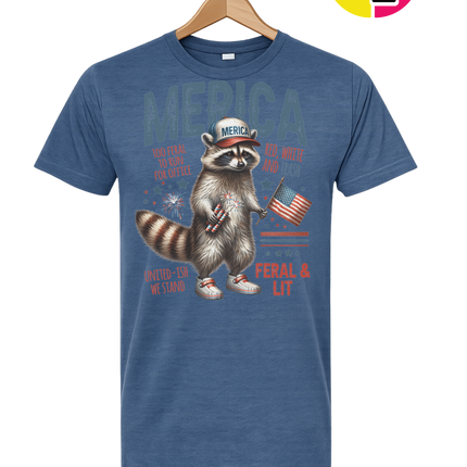 Feral Freedom Raccoon Tee