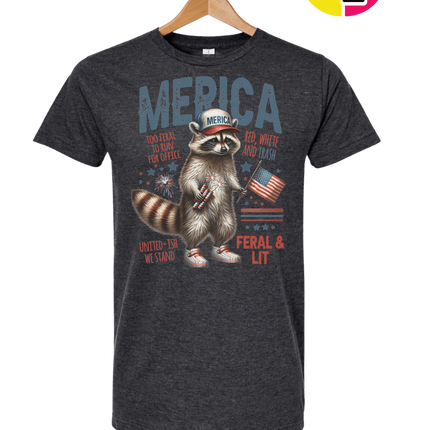 Feral Freedom Raccoon Tee