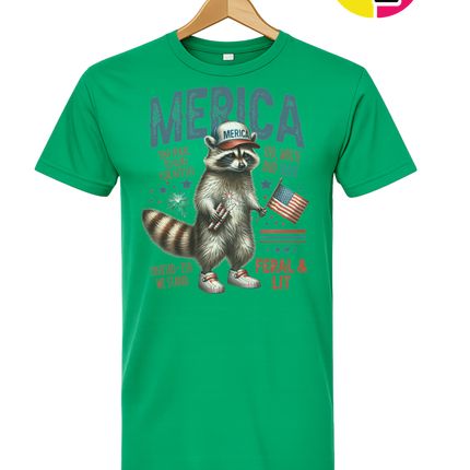 Feral Freedom Raccoon Tee