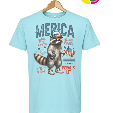 Feral Freedom Raccoon Tee