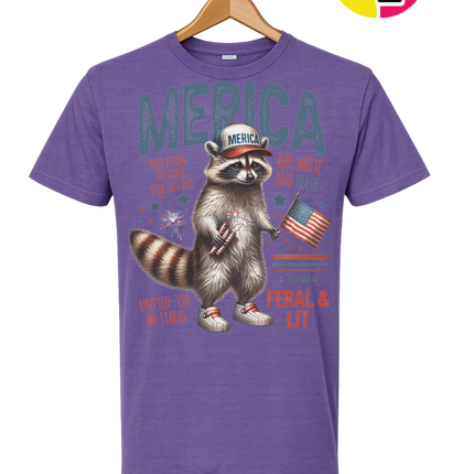 Feral Freedom Raccoon Tee