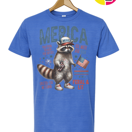Feral Freedom Raccoon Tee