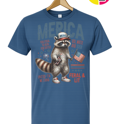 Feral Freedom Raccoon Tee