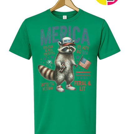 Feral Freedom Raccoon Tee