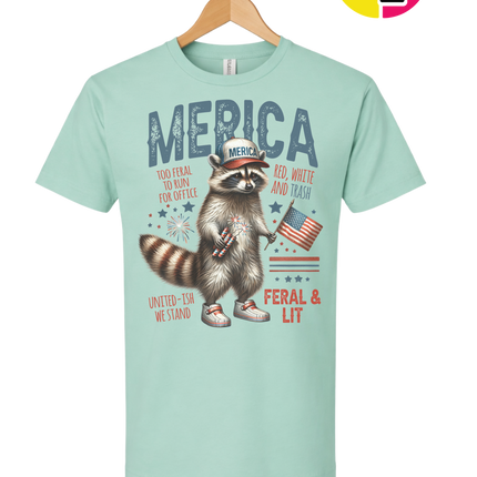 Feral Freedom Raccoon Tee