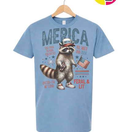 Feral Freedom Raccoon Tee