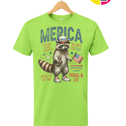 Feral Freedom Raccoon Tee