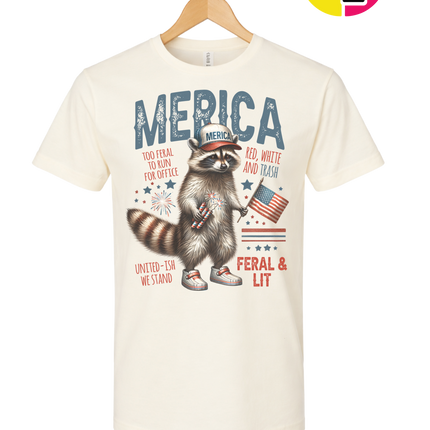 Feral Freedom Raccoon Tee