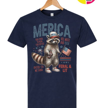 Feral Freedom Raccoon Tee