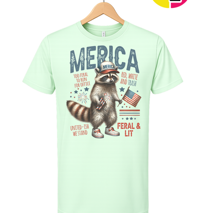 Feral Freedom Raccoon Tee