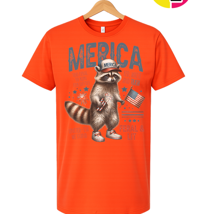 Feral Freedom Raccoon Tee