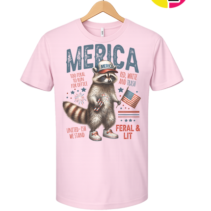 Feral Freedom Raccoon Tee