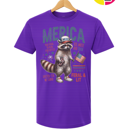 Feral Freedom Raccoon Tee