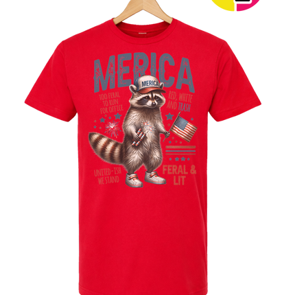 Feral Freedom Raccoon Tee