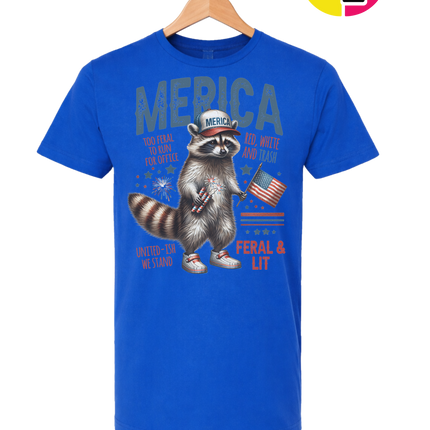 Feral Freedom Raccoon Tee