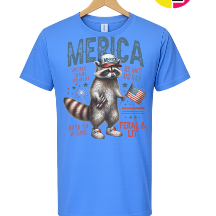 Feral Freedom Raccoon Tee