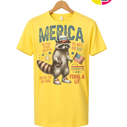 Feral Freedom Raccoon Tee