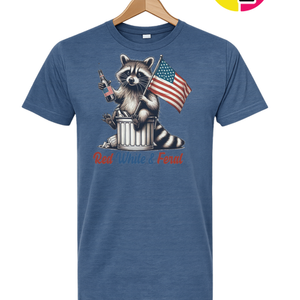 Red White And Feral Tee