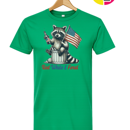 Red White And Feral Tee