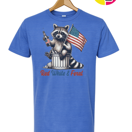 Red White And Feral Tee