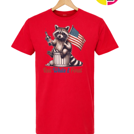 Red White And Feral Tee