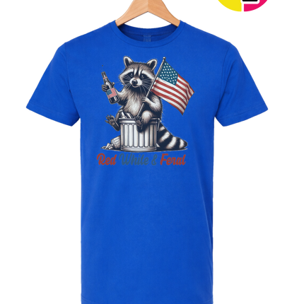 Red White And Feral Tee