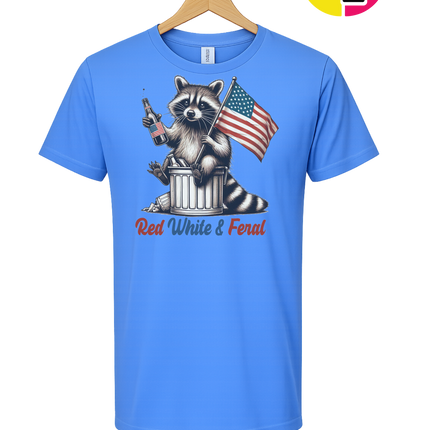 Red White And Feral Tee