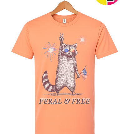 Feral And Free Tee