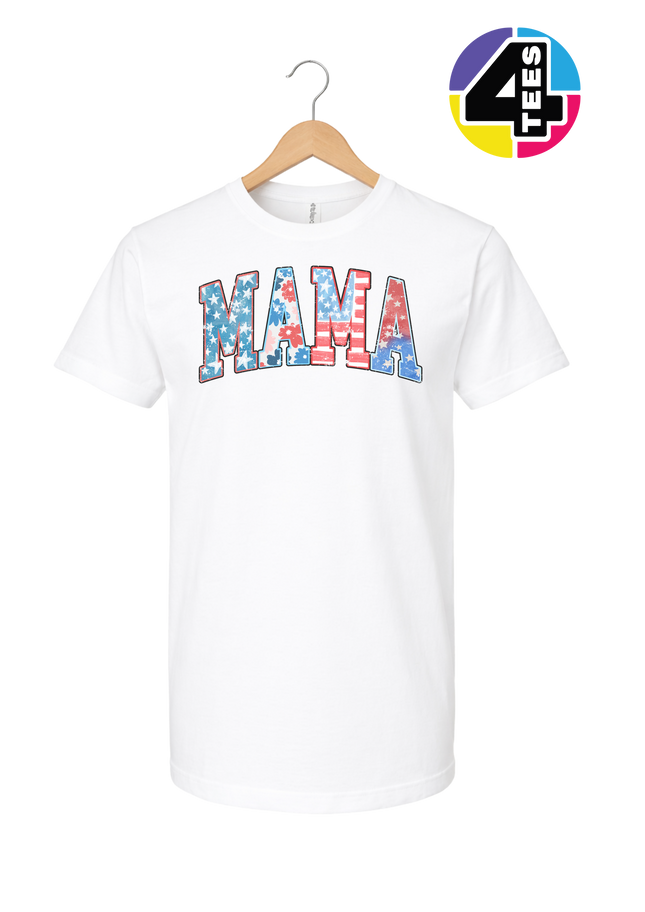 American Flag MAMA Tee